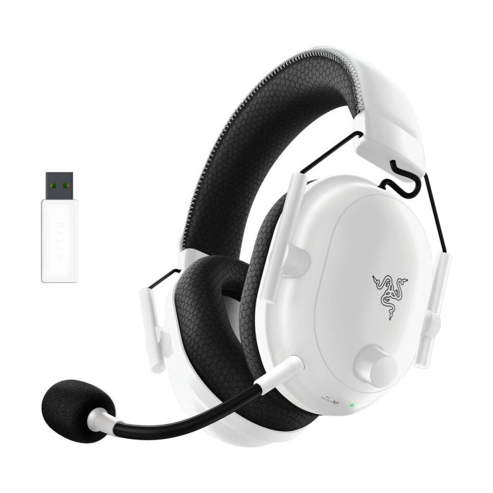 Razer Blackshark V2 Pro for Playstation Wireless Gaming Headphones, TriForce Titanium 50mm Drivers, HyperClear Super Wideband Mic, HyperSpeed Wireless Technology – White Edition - Image 3