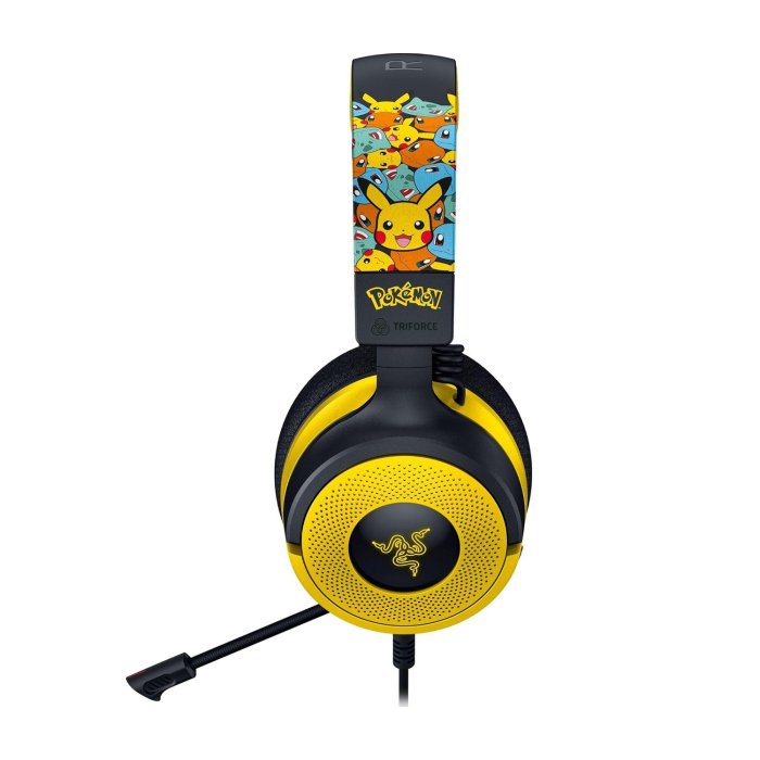 Razer Kraken V4 X Wired Gaming Headset, 40 mm Drivers, Cardioid Mic, Memory Foam Cushions, Chroma RGB Lighting, Type C & Type A Cable, for PC, Mac, PS5, Nintendo Switch - Pokémon Edition |RZ04-05180300-R3M1 - Image 3
