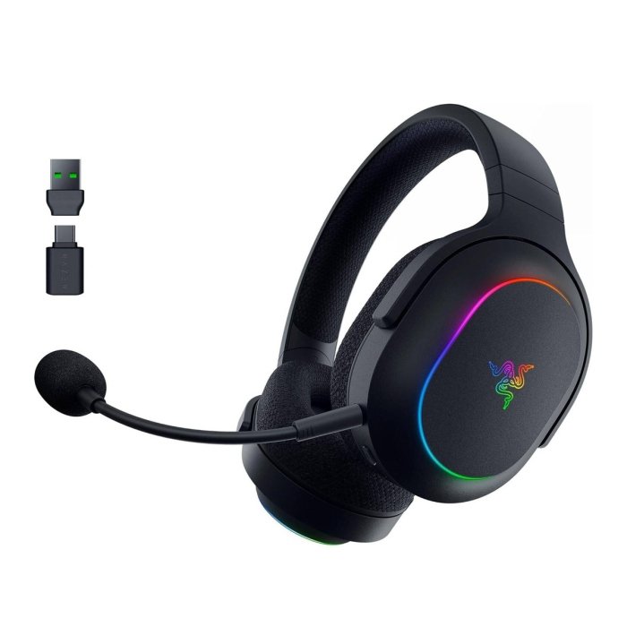 Razer Barracuda X Chroma Wireless/Bluetooth 7.1 Surround Sound Gaming Headset, Detachable Hyperclear Cardioid Mic, Upto 70 Hrs Battery Life, For PC,Mac,PlayStation,Switch & Mobile Devices