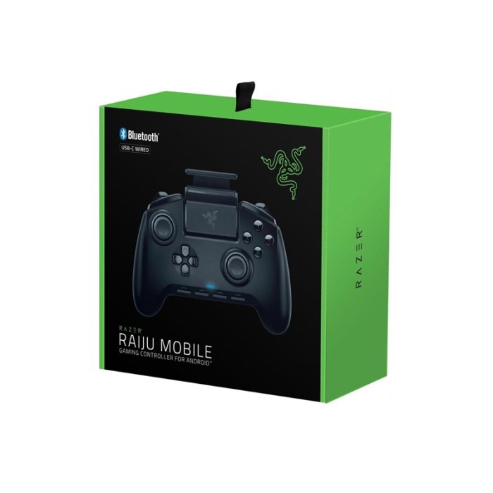 Razer Raiju Mobile: Ergonomic Multi-Function Button Layout, Hair Trigger Mode, Adjustable Phone Mount, Mobile Gaming Controller for Android - Black - Image 2