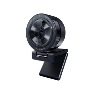 Razer Kiyo Pro Webcam: Full HD 1080p 60FPS, Adaptive Light Sensor, HDR Enabled, Wide Angle Lens with Adjustable FOV, Works with OBS, Xsplit, Twitch, Zoom, Teams - Black