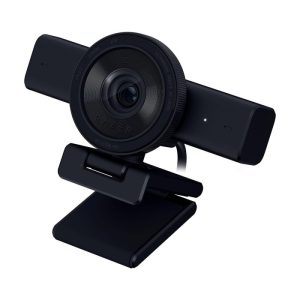 Razer Kiyo V2 Webcam 4K 30FPS with AI-Powered Auto-Framing, One-Click Image Enhancement, High Dynamic Range, Ultra-Wide-Angle Lens, Compatible with Open Broadcaster Software and Xsplit - Black | RZ19-05370100-R3M1