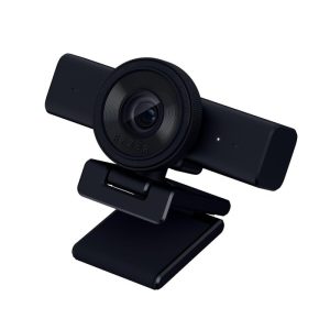 Razer Kiyo V2 X Streaming Webcam, Full HD at 60 FPS, Auto Focus, Built-in Microphone, Wide Angle Lense, Integrated Privacy Shutter, Works with OBS, Xsplit, Streamlabs, Discord, Zoom, Teams - Black | RZ19-05380100-R3M1