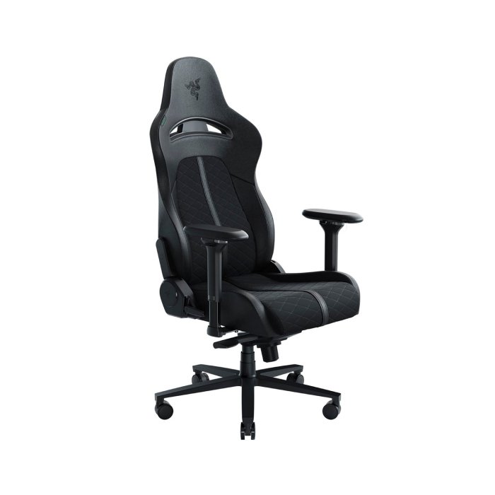 Razer Enki Gaming Chair, For All Day Comfort Built-in Lumbar Arch Optimized Cushion Density, 4D Armrests - Black - Image 3