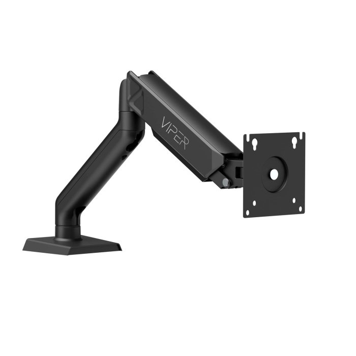 Sades Viper Single Monitor Arm Screen Rotation Spring Inside - Black (Fit Screen Size 17" - 32" Flat/Curved) - Image 2