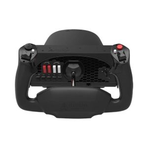 HoneyComb Aeronautical Alpha Flight Controls Yoke & Switch Panel Two Vertical 2-Way Rocker Switches, 8-Way Hat Switch, Two Buttons For PC & MAC