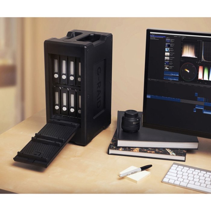 SanDisk Professional G-Raid Shuttle 8 96TB Enterprise-Class UltraStar Drive, Upto 1900MB/s ThunderBolt 3 (40 Gbps) USB 3.2 Gen 2 - Image 2