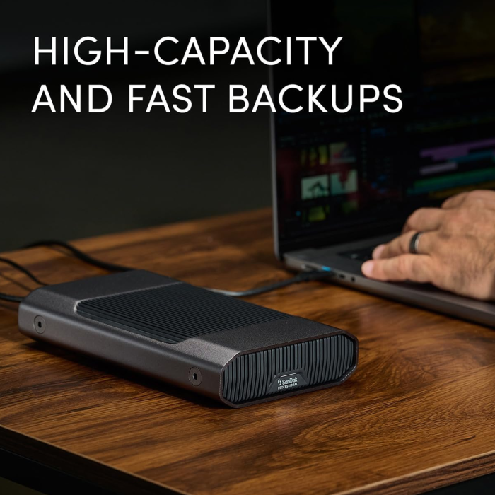 SanDisk Professional G-Drive 18TB Enterprise-Class Desktop Hard Drive, up to 270MB/s USB-C (10Gbps), USB 3.2 Gen 1 - Image 3