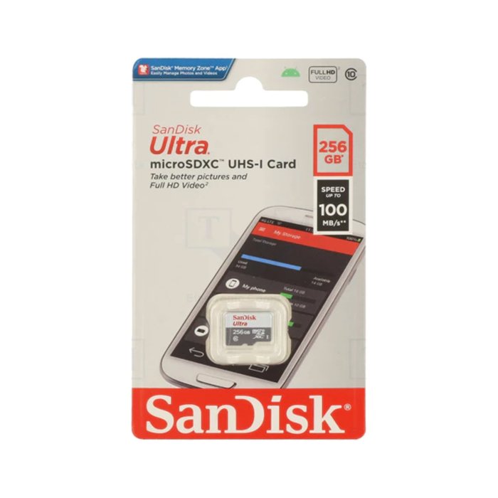 SanDisk Utra Micro SDXC UHS-I Memory Card 256GB Read Speed up to 100 MB/s - Image 2