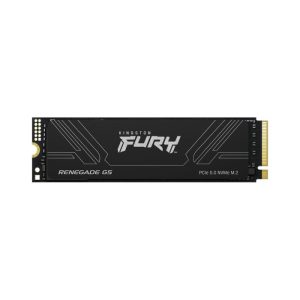 Kingston FURY Renegade G5 PCIe 5.0 NVMe M.2 Internal SSD, 1TB (1024GB) Capacity, Sequential Read / Write 14,200 / 11,000 MB/s, 3D TLC NAND, SM2508 Controller, Black | SFYR2S/1T0