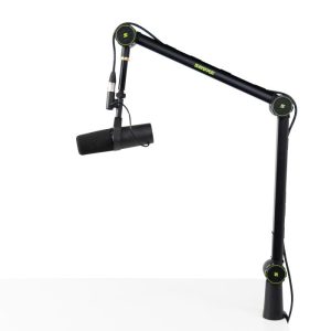 Shure Podcast Boom Articulating Microphone Stand with Cable Management Channel