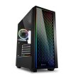Sharkoon LIT200 RGB ATX 2xTempered Glass 2X ARGB Fans (1 Front & 1 Rear) ATX Mid Tower Case Black - Image 4