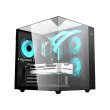 Sharx Profin GX500 ATX Tower Three Panel Front,Top & Left Side Tempered Glass Case with 5 RGB Fans - Black - Image 4