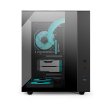 Sharx Profin GX500 ATX Tower Three Panel Front,Top & Left Side Tempered Glass Case with 5 RGB Fans - Black - Image 5