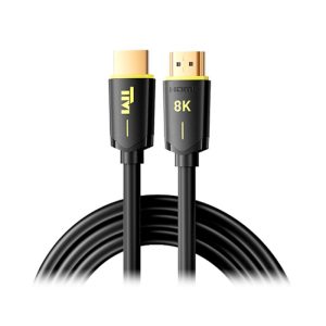 Twisted Minds HDMI 8K HD Cable Supports 8k@60Hz As Specified HDMI 2.1, 48Gbps, VRR Support, Dolby Atoms, Golden Plated - 5M