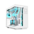 Acer U600 ATX Mid Tower Two Panel Front & Left Side Tempered Glass Case With Built in LED Display 7 ARGB Fans - White - Image 4