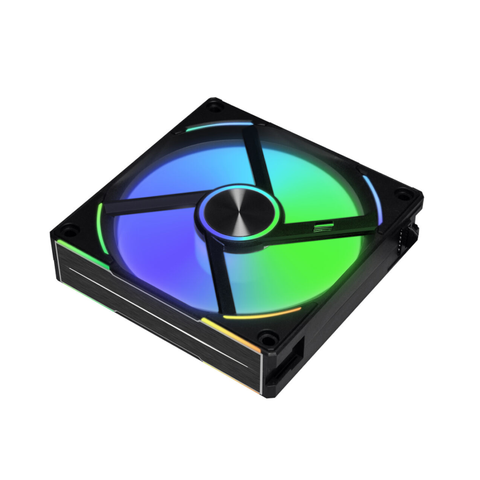 Lian Li UNI FAN AL120 V2 RGB 120mm Fan – Black (1-Pack) - Image 3
