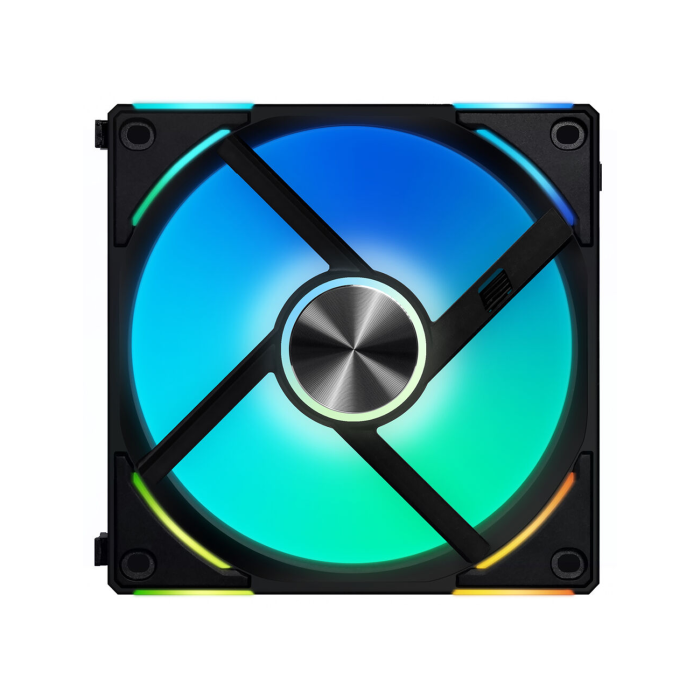 Lian Li UNI FAN AL120 V2 RGB 120mm Fan – Black (1-Pack) - Image 2