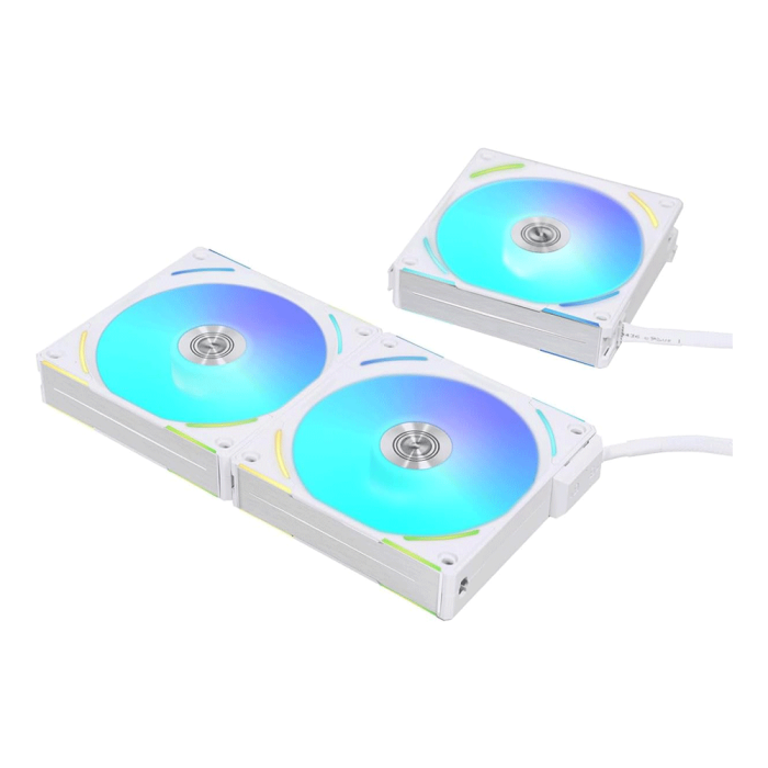 Lian Li UNI FAN AL120 V2 RGB 120mm Fan-3-in-1 Pack- White - Image 3