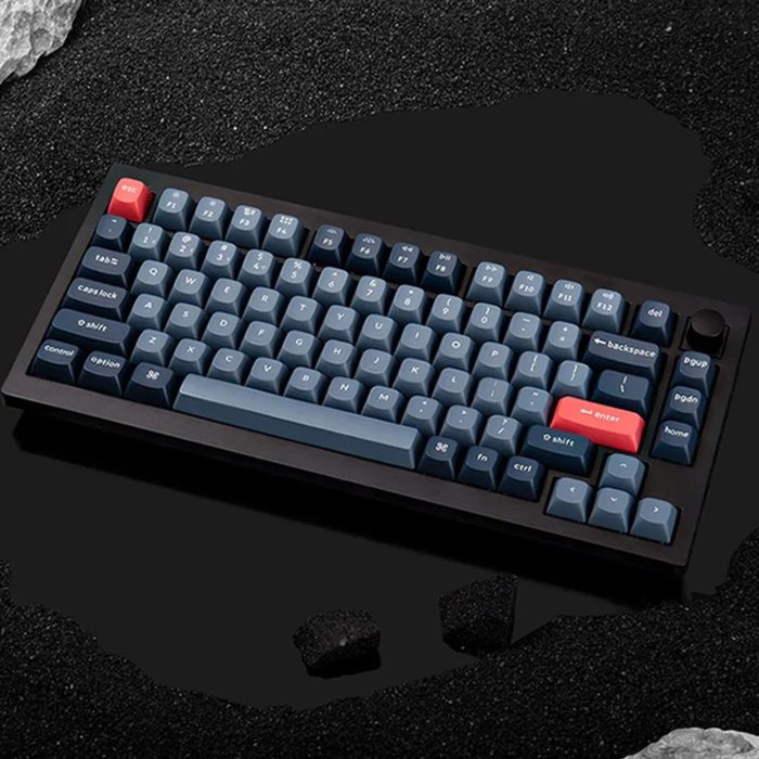Keychron V1 Max 75% Wireless/Bluetooth/Wired Mechanical Keyboard 1000Hz Polling Rate, Light Effects, Screw-In Stabilizer, Red Linear Switch, Switch Layouts Between macOS & Windows (Eng/Arb) - Image 3