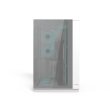 Acer V333 ATX Mid Tower Three Panel Front Top & Left Side Tempered Glass Case With 8 ARGB Fans - Silver - Image 5