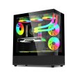 Acer V930B Mid Tower Two Panel Front & Left Side Tempered Glass Case with 6 RGB Fans - Black - Image 4