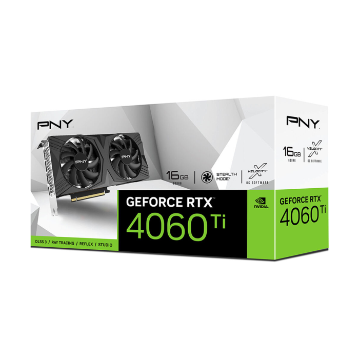 PNY GeForce RTX 4060Ti 16GB Verto Dual Fan GDDR6 Graphics Card - Image 2
