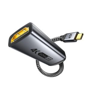 Warrky CH07 4K 60HZ USB-C to HDMI Adapter 0.65ft - Gray