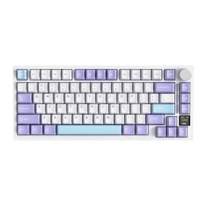 ATTACK SHARK X820 Ultra Wireless Tri-Mode (2.4G + Type-C + Bluetooth)Gasket Mechanical Keyboard - Star White + Shark Switch