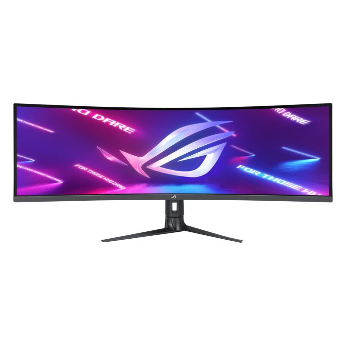 Asus Rog Strix XG49WCR 49" DQHD 2K VA 165 OC Hz 1ms Curved Gaming Monitor With DCI-P3 90% DisplayPort 1.4 USB Type-C RJ-45