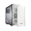 XPG INVADER Mid-Tower Gaming Chassis PC Case 4mm 1-side Tempered Glass with 2 Fans - White - Image 5